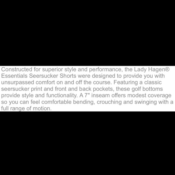 Lady Hagen seersucker pink white striped shorts - Picture 7 of 8