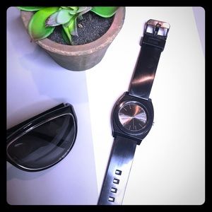 Nixon Waterproof Time Teller P Black Watch