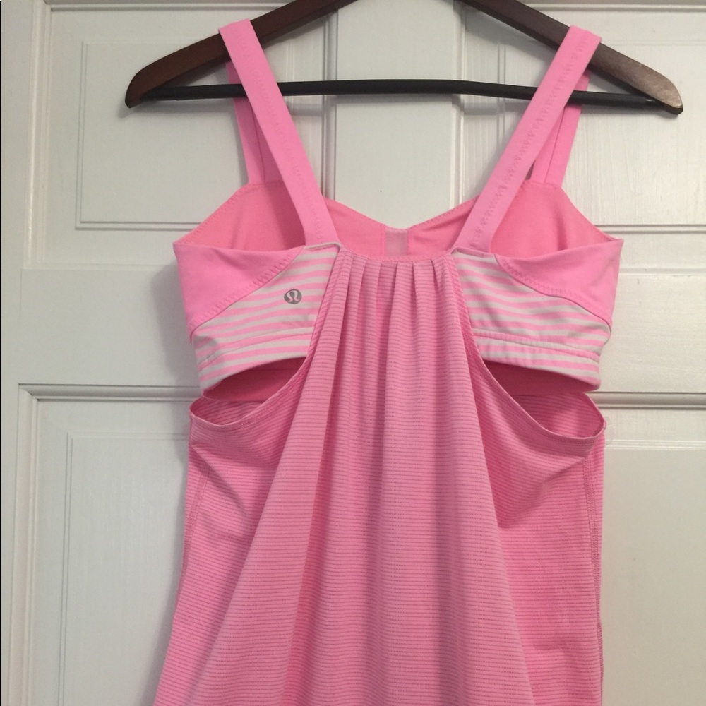Lululemon Drownstring Pink Tank Top Size 6