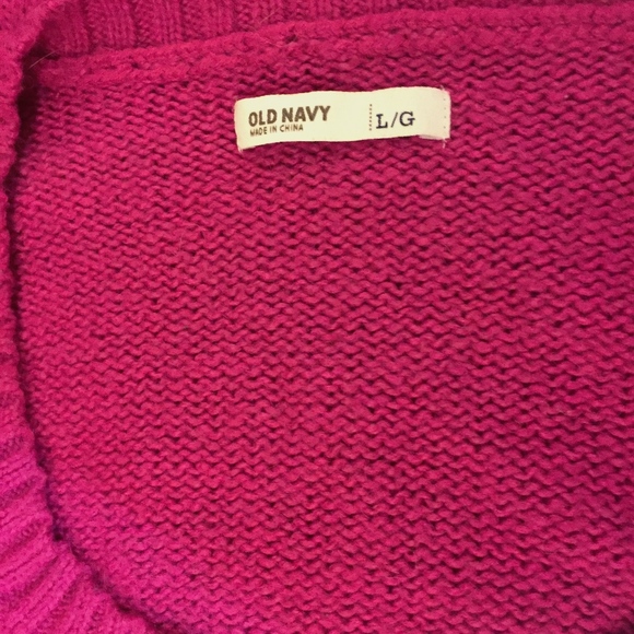 Adorable Old Navy Pink Short Sleeve Sweater Size L - Picture 9 of 12