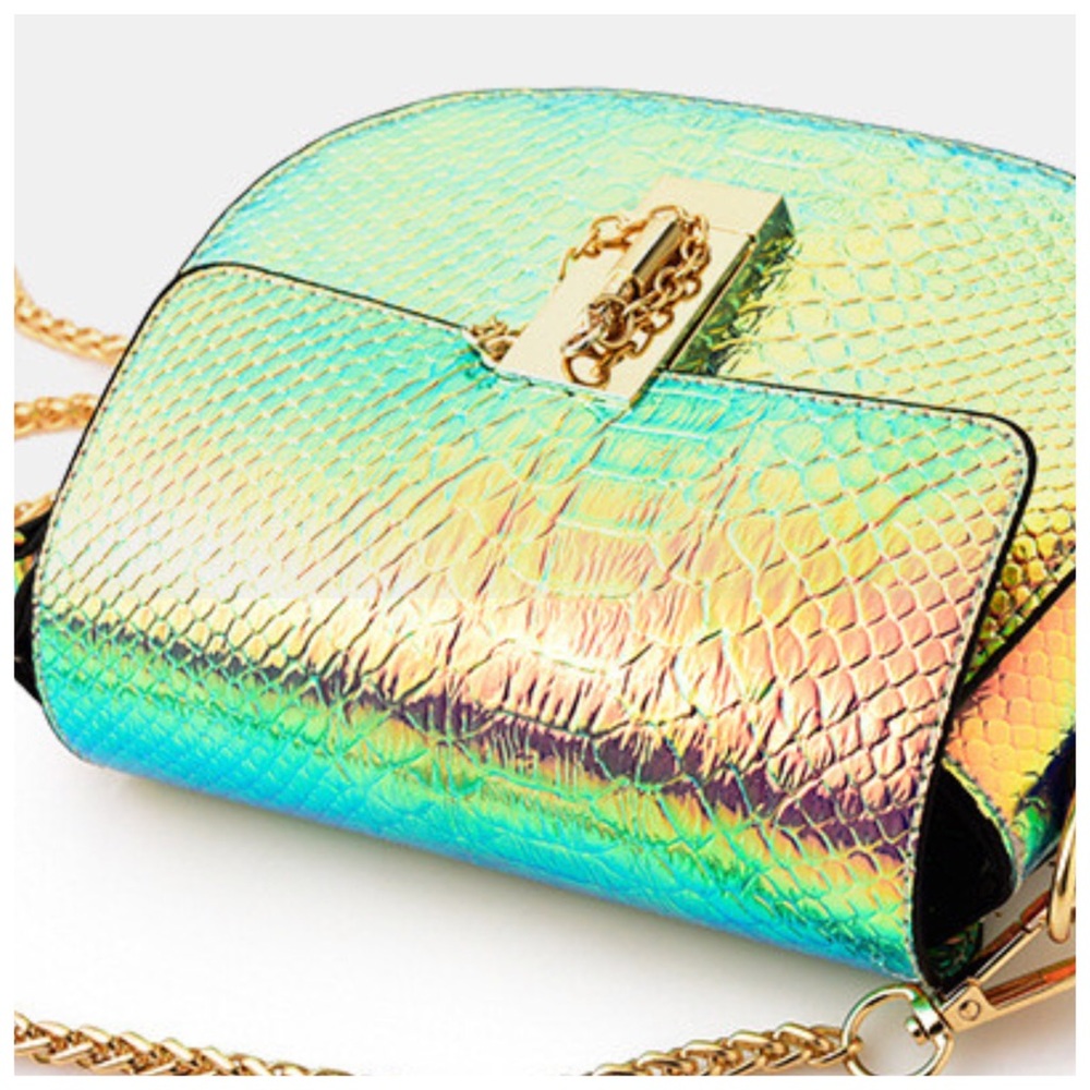 The Olivia Disco Iridescent Handbag - Picture 4 of 7