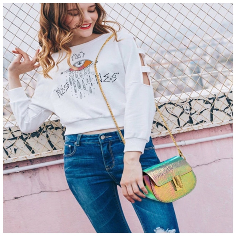 The Olivia Disco Iridescent Handbag - Picture 7 of 7