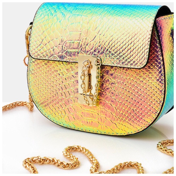 The Olivia Disco Iridescent Handbag - Picture 2 of 7