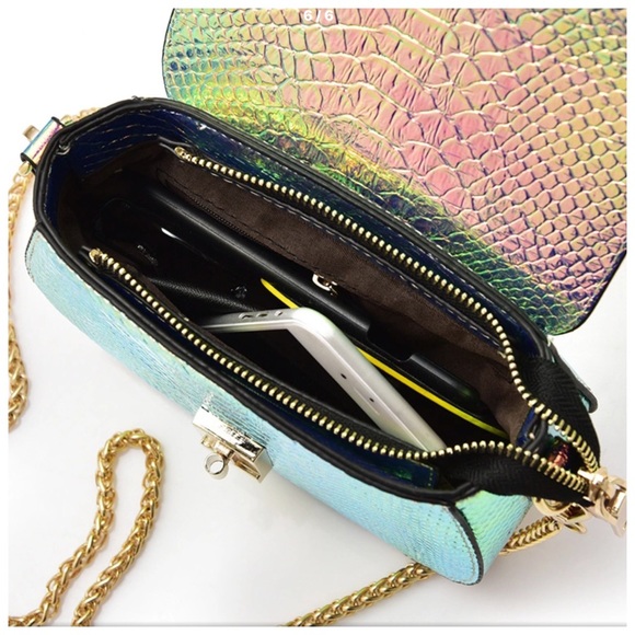 The Olivia Disco Iridescent Handbag - Picture 6 of 7
