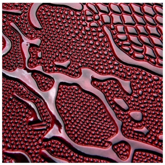 ❤️ The Leona Burgundy Crocodile Embossed Handbag - Picture 8 of 8