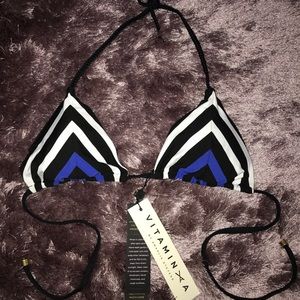 Vitamin A bikini top XS new with tags!