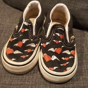 RARE Vans rockabilly winged heart baby toddler 5