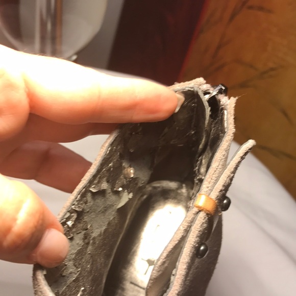 Ann Taylor Loft , booty suede sandals - Picture 4 of 5