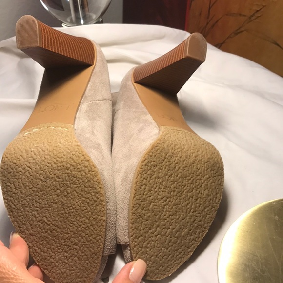 Ann Taylor Loft , booty suede sandals - Picture 5 of 5