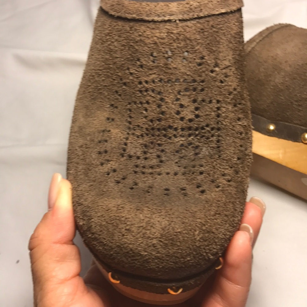 Tory Burch, Mules Brown suede