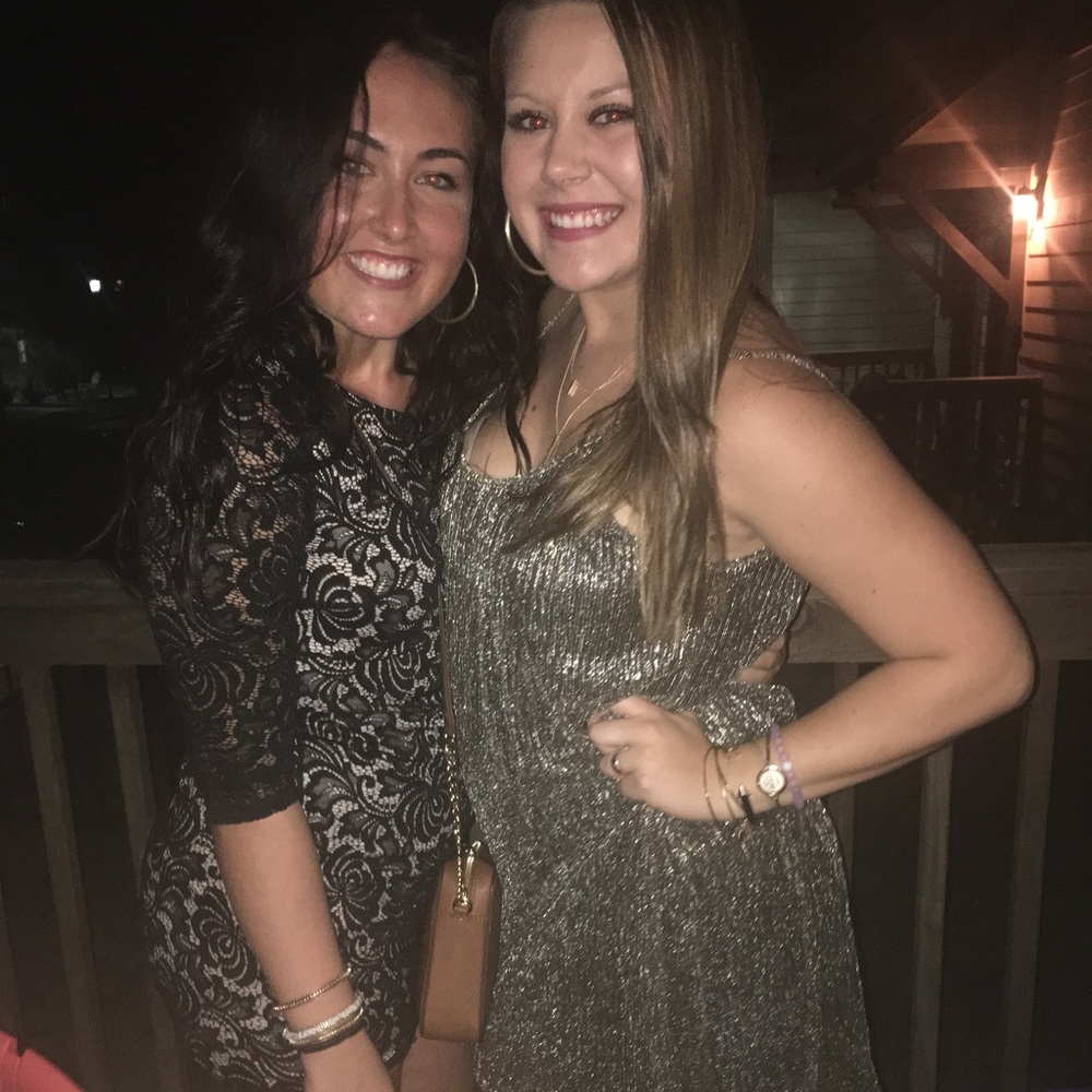 Black and Silver "Tinsel" dress
