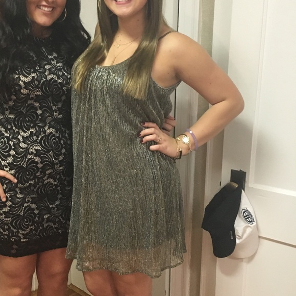 Black and Silver "Tinsel" dress - Picture 2 of 2