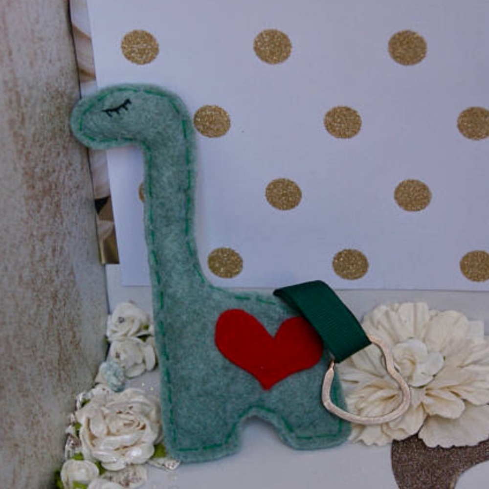 Cute-a-saurus Rex Keyring