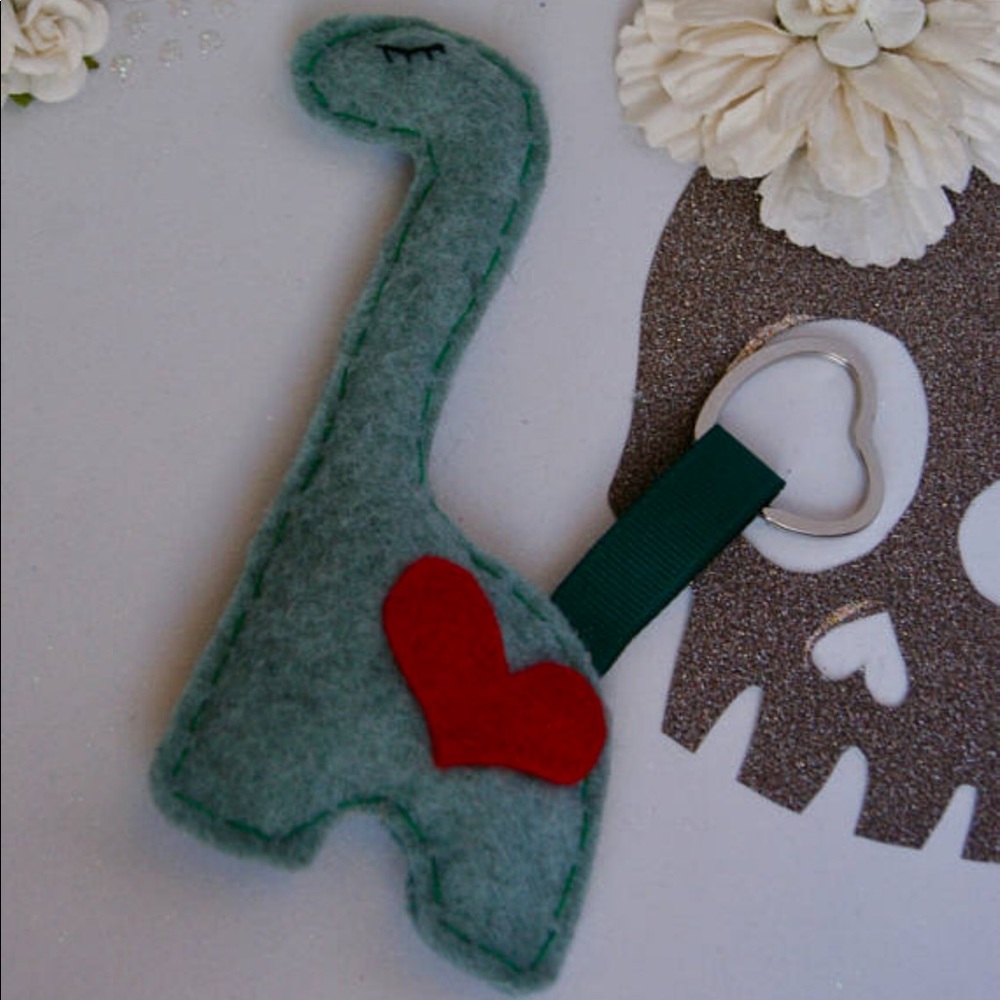Cute-a-saurus Rex Keyring - Picture 3 of 3