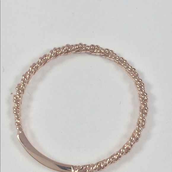 NWT 14kt rose solid gold 1.76 mm twisted rope band - Picture 3 of 5