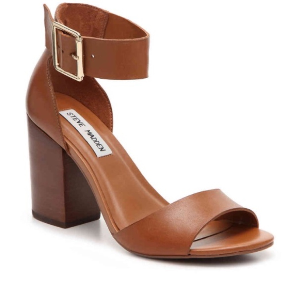 SOLD! Steve Madden Estoria Block Heel Sandals - Picture 1 of 7