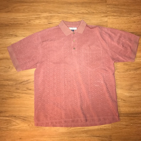 Tommy Bahama Polo Shirt Salmon - Picture 1 of 5