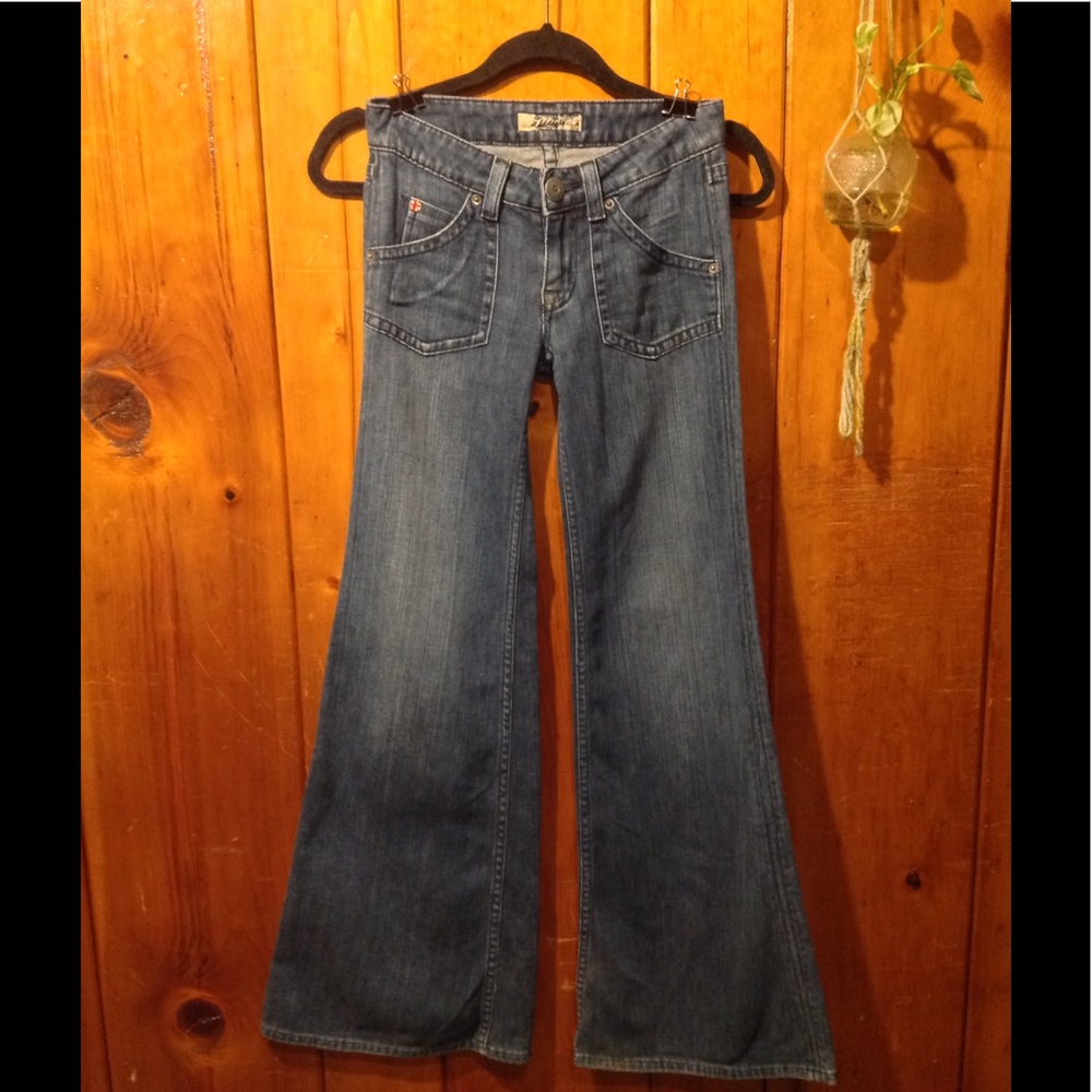 HUDSON wide leg jeans 24