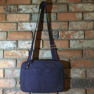 Le Sportsac 15" Laptop Case Bag Blue Gear Liner