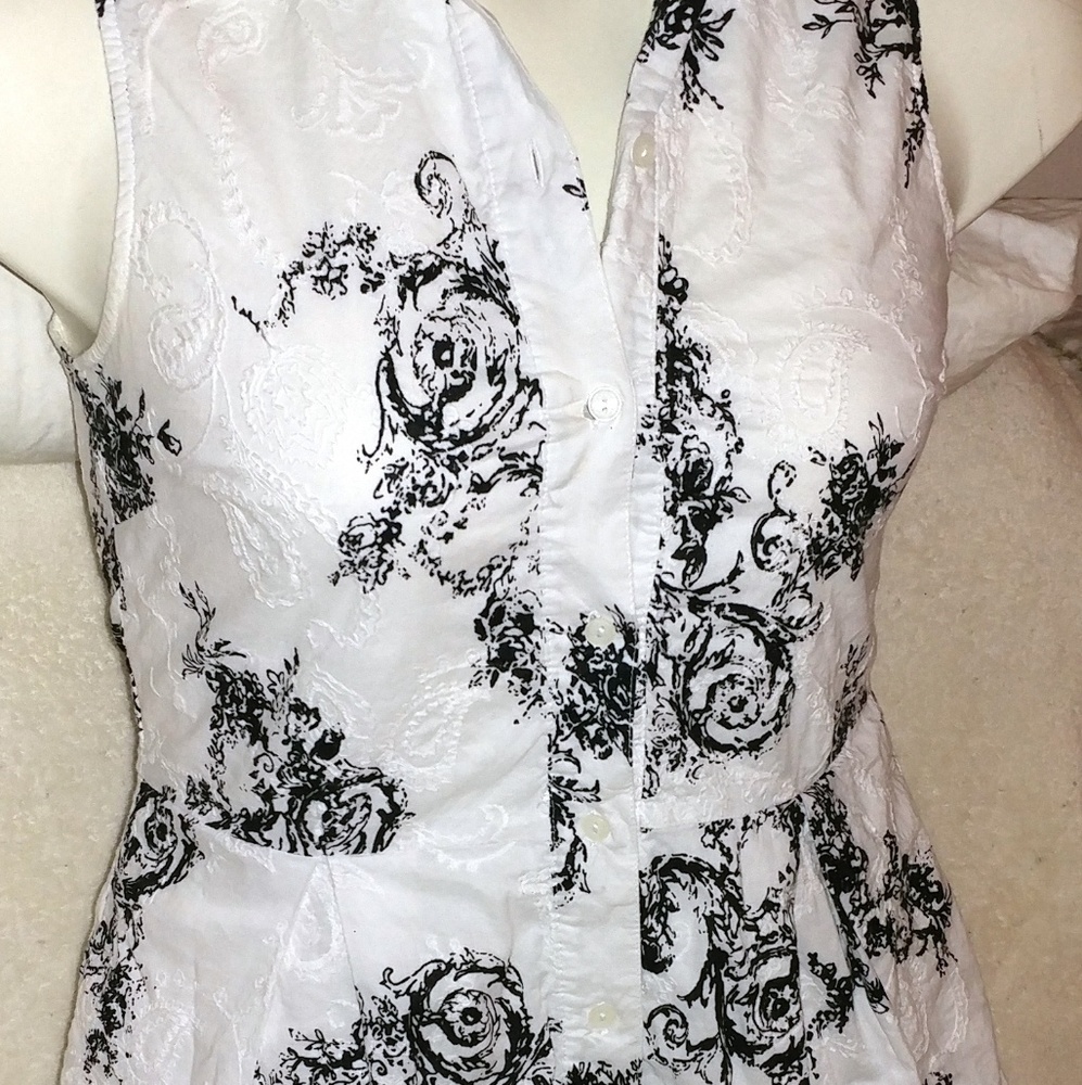 Black and White summer dress