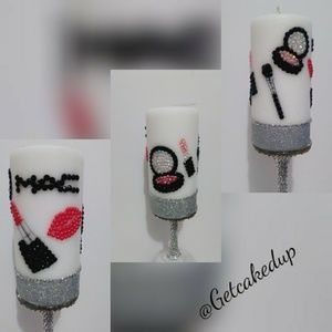 Customized Bling Candle
