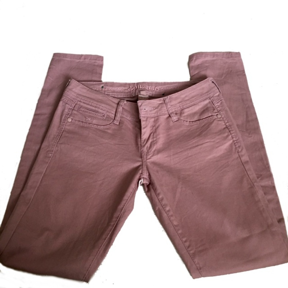 NWOT Blush dusty pink skinny jeans