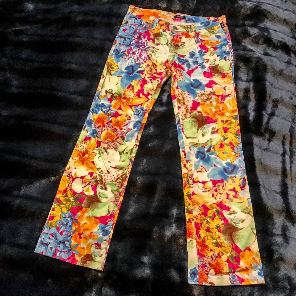 HP🌹 VERSACE VTG Wild Orchid Jeans - Picture 3 of 6