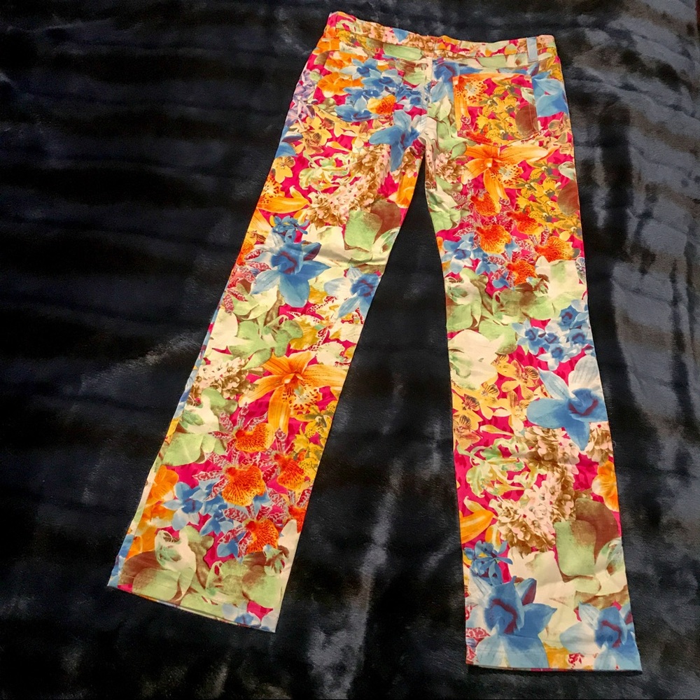 HP🌹 VERSACE VTG Wild Orchid Jeans - Picture 4 of 6