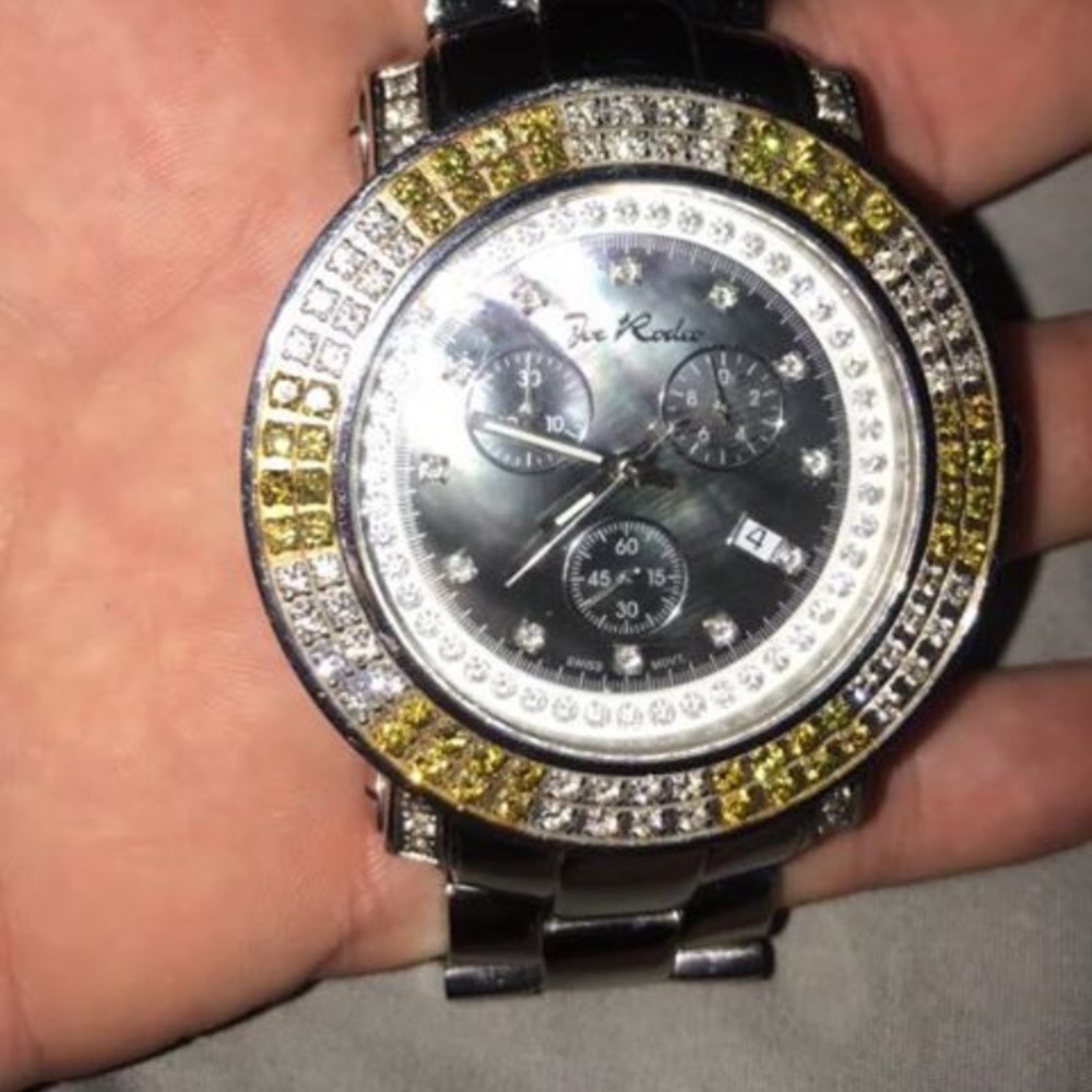 joe rodeo white & yellow 4 cts stainless steel