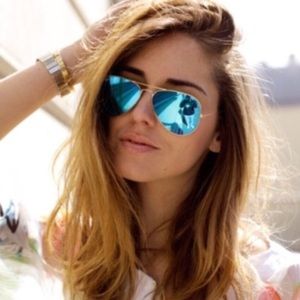 Ray Ban aviator sunglasses.