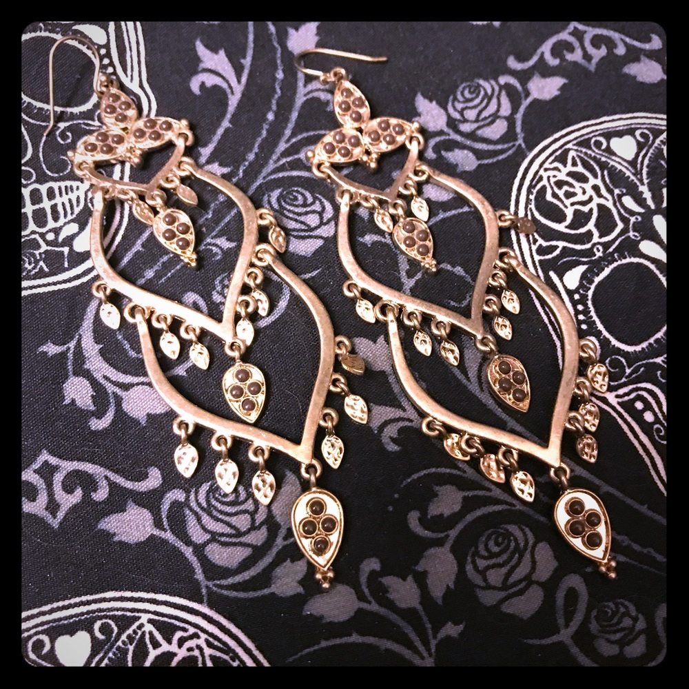 Gold Dangle Earrings