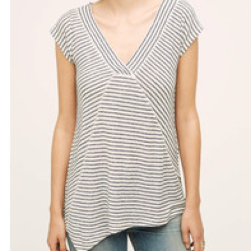 Anthropologie Meadow Rue- Splice Top- XS