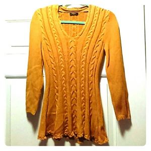 Cupio Mustard Cable sweater
