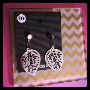 Stainless Steel Leaf Earrings