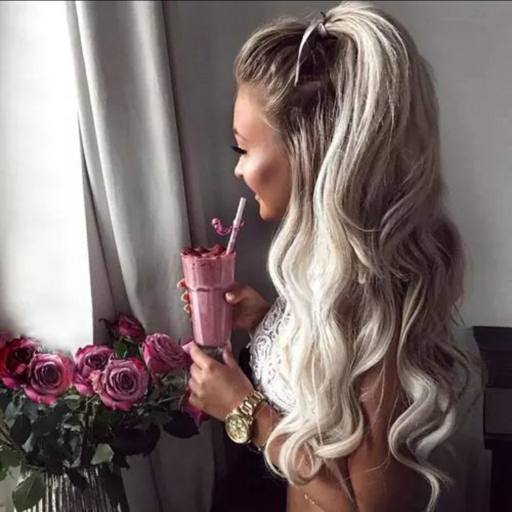 Ombre Blonde Beauty LaceFront Wig Wig 22-24inches - Picture 1 of 8