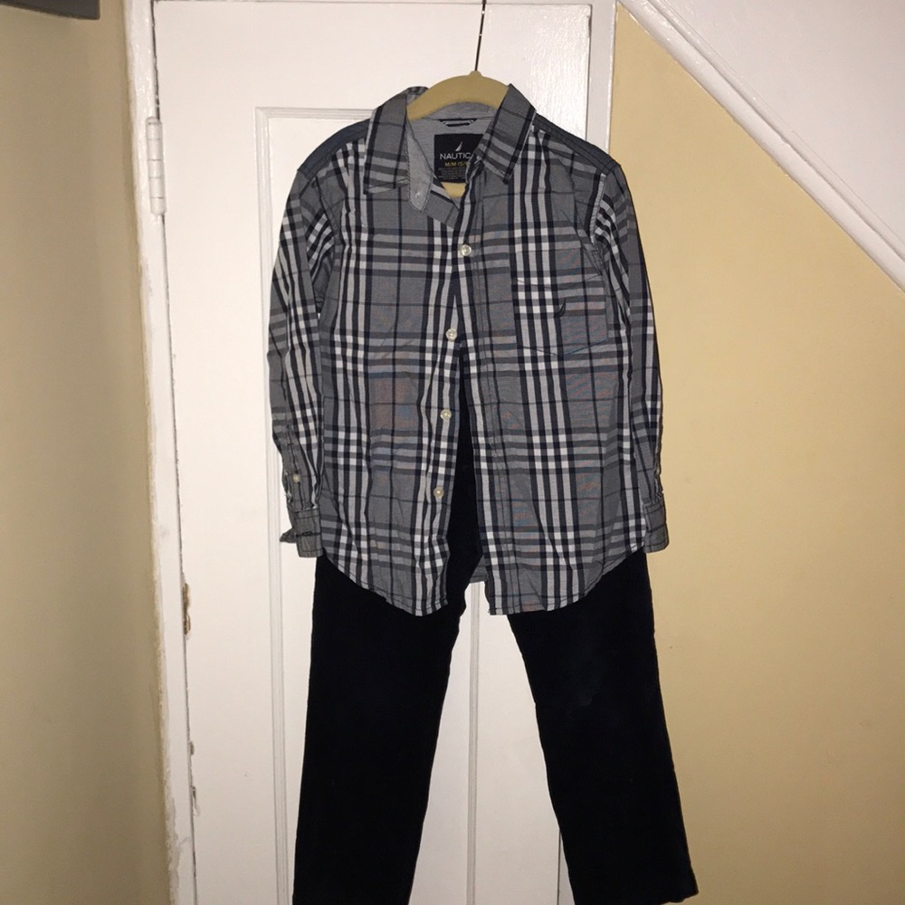Nautica boys dress shirt and Ralph Lauren pants