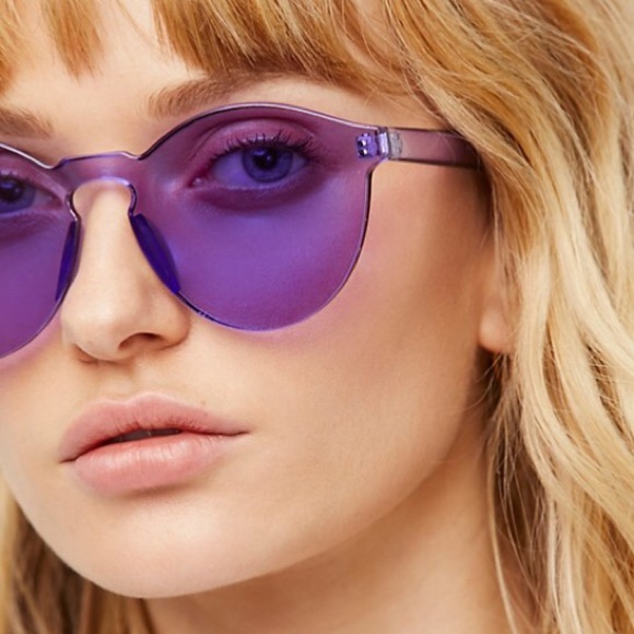 Spectrum SUNGLASSES Sunnies Violet Green Grey - Picture 4 of 8