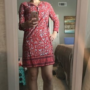 Cute button up dress with tie