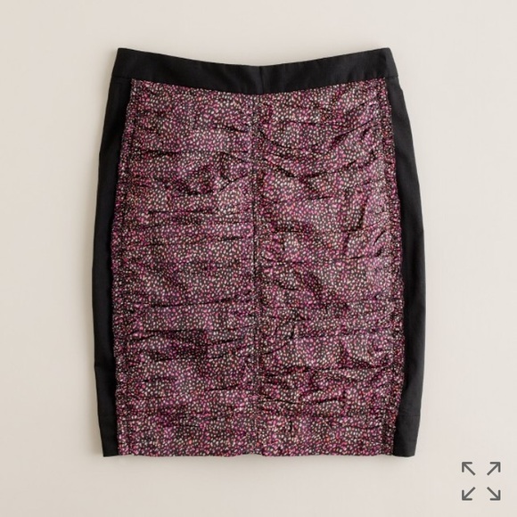 J. Crew Pencil Skirt with Ruching - Picture 2 of 7