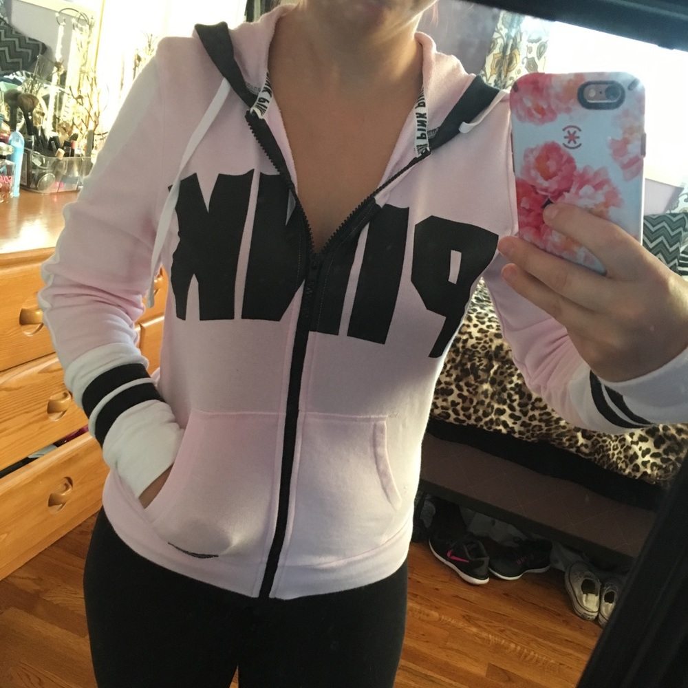 PINK Perfect Full Zip Hoodie