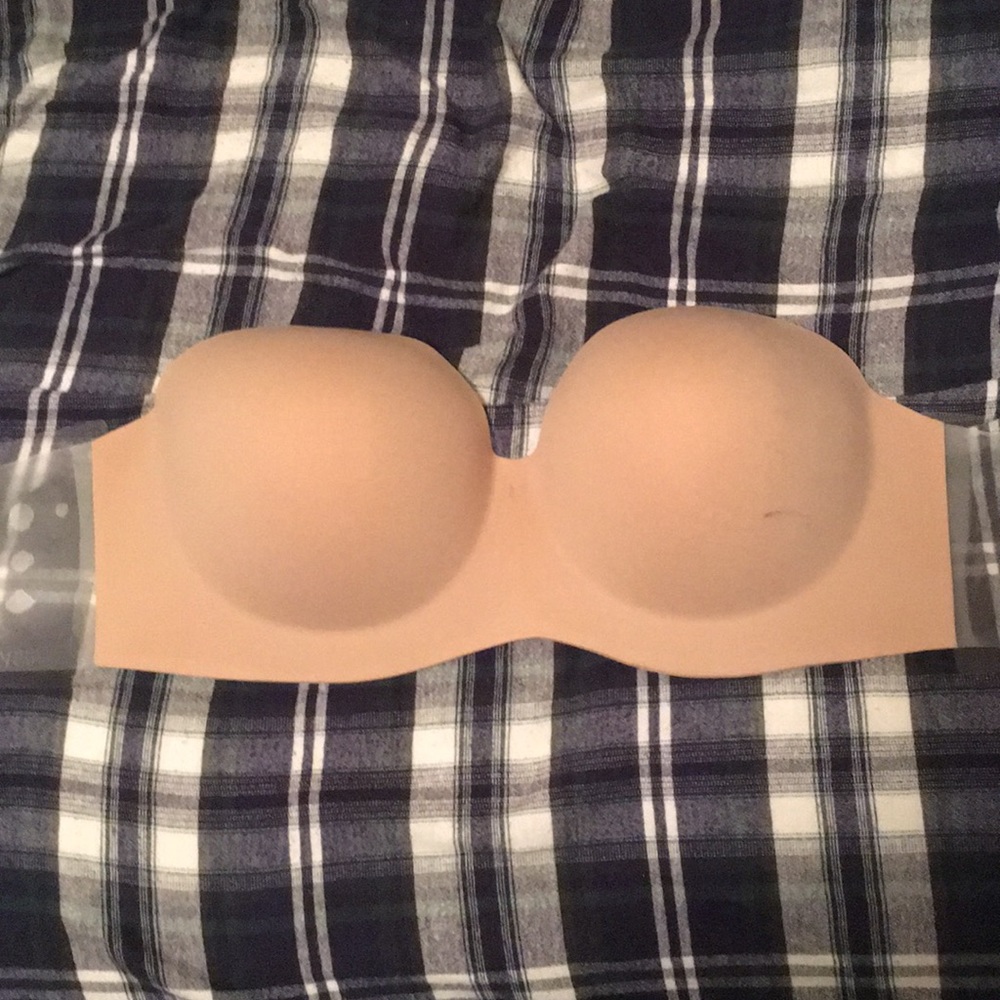 New backless bra with sticky sides