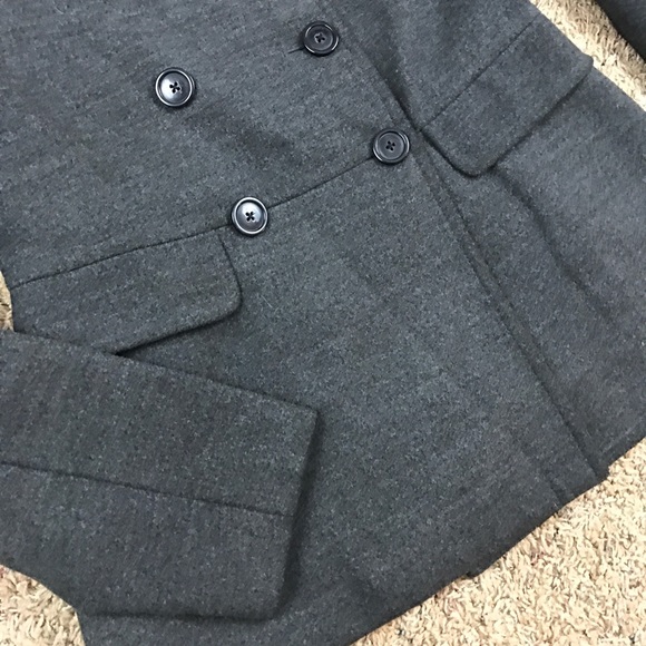 Old Navy Gray Pea Coat - Picture 7 of 12