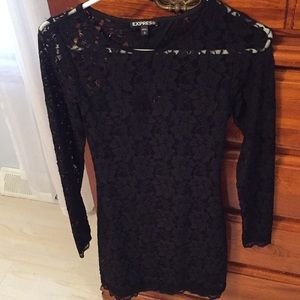 Lace mini dress