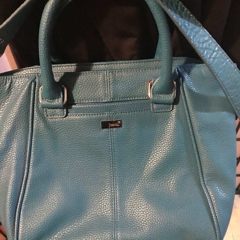 Teal Mini Diamond District Purse