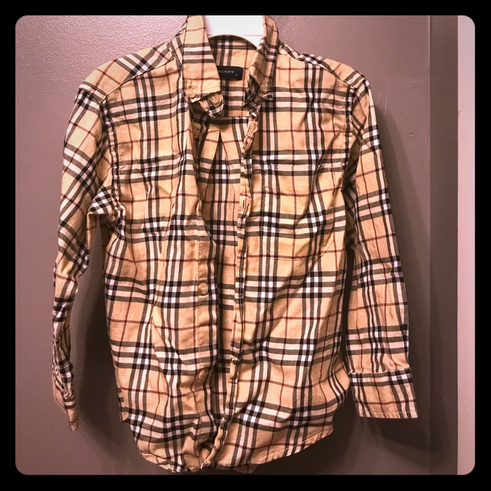 Boys Burberry 4T Shirt