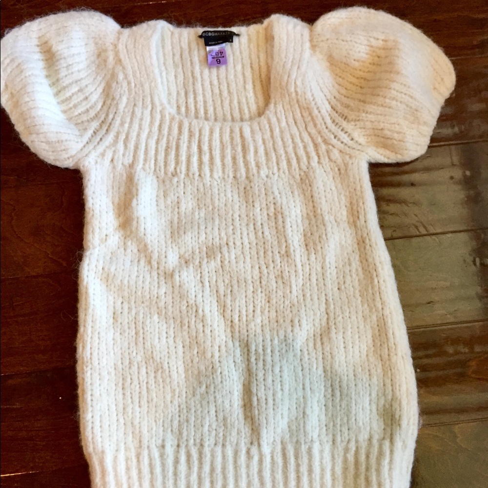 BCBG Alpaca Puff Sleeve Sweater