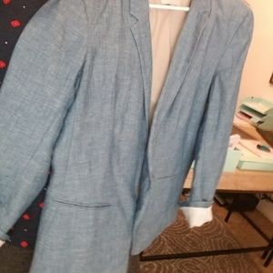 Loft Chambray Blazer