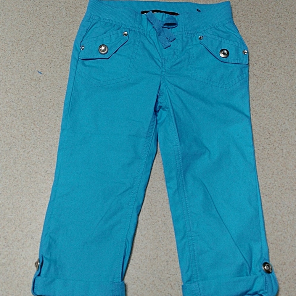 Girls capri pants with rhinestones size 5