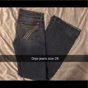 7 for all mankind "dojo" jeans - size 28