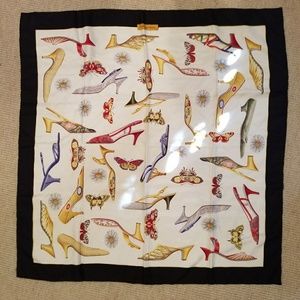 Authentic Ferragamo silk scarf